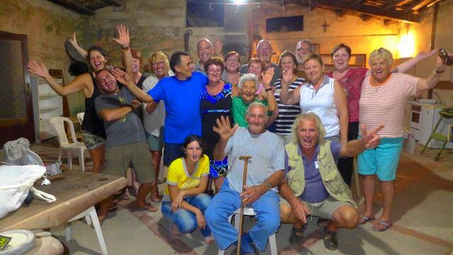 Another great night at the country villa in Favignana, Sicily where we make cheese, pizza and harvest honey! 